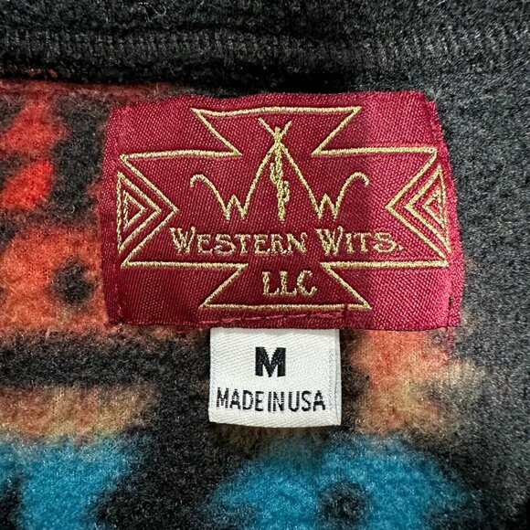 VTG Western Wits Aztec Fleece Pullover - Picture 7 of 9